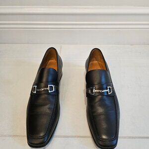 Black Gucci men's loafers size US 7